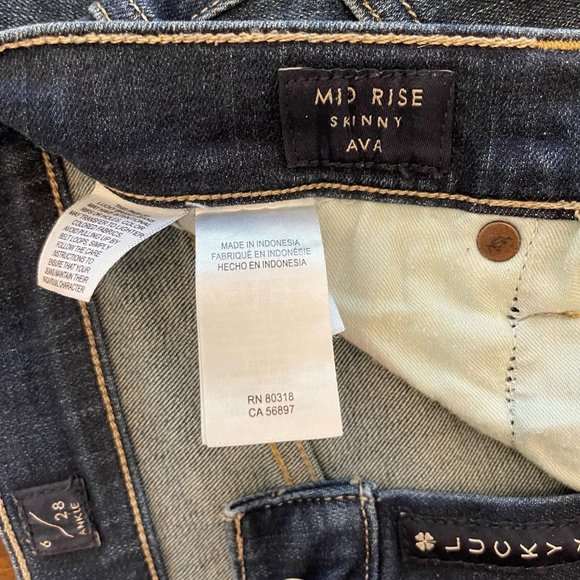 Lucky Brand Women's Mid-Rise Ava Skinny Jean - Picture 6 of 13
